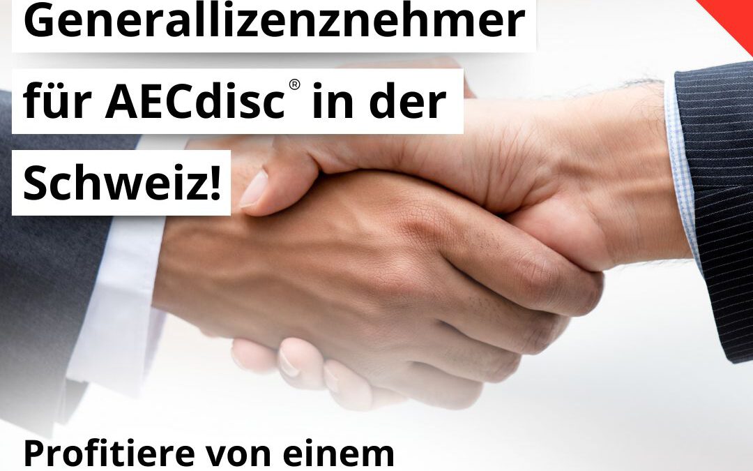 General-Lizenznehmer AECdisc® in der Schweiz gesucht.